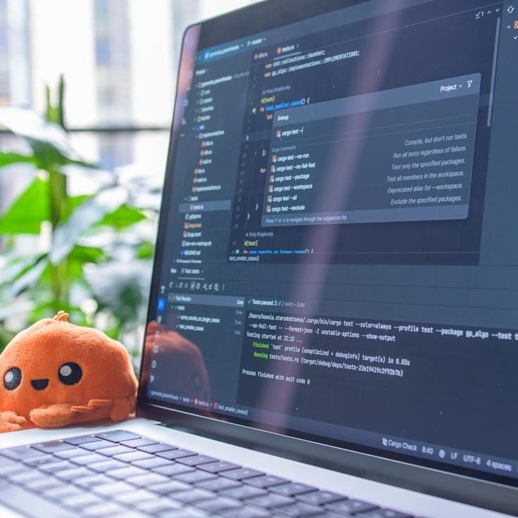 Desktop app development workspace